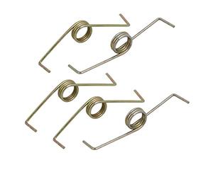 Sourcingmap 15mm Dia 78mm Length Metal Tension Spring Bronze Tone 5pcs