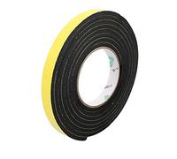 sourcingmap 15mm x 5mm Single Sided Self Adhesive Shockproof Sponge Foam Tape 3 Meters for Door Window