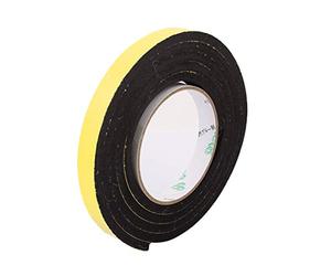sourcingmap 15mm x 6mm Single Sided Self Adhesive Shockproof Sponge Foam Tape 2M Length for Door Window