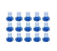 sourcingmap 15pcs 12V Blue T4.2 Car Wedge LED Dash Gauge Instrument Panel Light