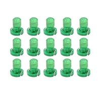 sourcingmap 15pcs 12V Green T3 Car Wedge LED Dash Gauge Instrument Panel Light