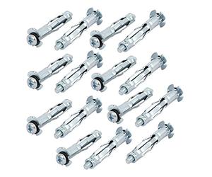 Sourcingmap 15pcs M4x38mm Expansion Bolt Sleeve Anchor for 10mm-16mm Hollow Wall