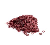 Sourcingmap 1600pcs Insulating Fiber Washer Spacer 2mmx4mmx0.3mm for Motherboard