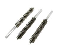 Sourcingmap 16cm Long 15mm Diameter Stainless Steel Wire Tube Cleaning Brush 3 Pcs