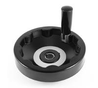 Sourcingmap 16mm x 150mm Back Ripple Hand Wheel w Removable Revolving Handle