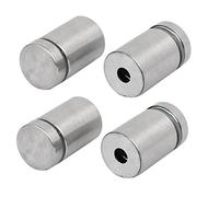 Sourcingmap 16mmx25mm Stainless Steel Glass Table Spacers Standoff Fixing Screws Bolts 4pcs