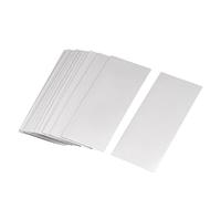 sourcingmap 18650 Battery Wrap PVC Heat Shrink Tubing 29.5mm Flat Width Pre Cut 72mm Grey Pack of 20