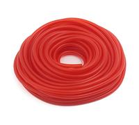 sourcingmap 18M Red Silicone Petrol Fuel Hose Gas Oil Pipe Tube 5mm I/D 8mm O/D