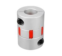 sourcingmap 19mm to 19mm Shaft Plum Shaped Coupling Coupler 40mm Diameter 55mm Length