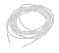 sourcingmap 1mm x 2mm High Temperature Resistant Flexible Silicone Tube Pipe 3 Meters Length