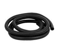 Sourcingmap 2.3 M 15 x 18 mm Plastic Corrugated Conduit Tube for Garden,Office Black