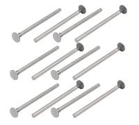 Sourcingmap 2.35mmx6mm Diamond Coated Disc Shape Head Grinding Mandrel Mounted Points 12pcs