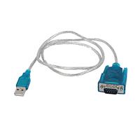 Sourcingmap 2.5FT USB 2.0 to Serial RS323 DB9 9Pin Adapter Cable PDA Cord GPS Converter Blue