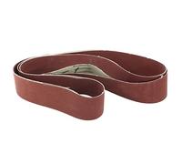 Sourcingmap 2-Inch x 72-Inch Aluminum Oxide Sanding Belt 320 Grits Sandpaper Lapped Joint for Belt Sander 2pcs