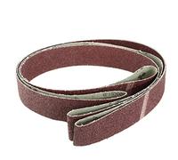 Sourcingmap 2-Inch x 72-Inch Aluminum Oxide Sanding Belt 36 Grits Sandpaper Lapped Joint for Belt Sander 2pcs