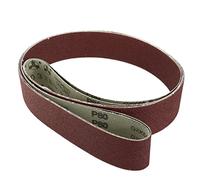Sourcingmap 2-Inch x 72-Inch Aluminum Oxide Sanding Belt 80 Grits Sandpaper Lapped Joint for Belt Sander 2pcs