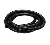 Sourcingmap 2 M 12 x 15.8 mm PE Split Corrugated Conduit Tube for Garden,Office Black