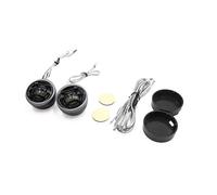 Sourcingmap 2 Pcs 150W 91dB Black Metal Loud Speaker Dome Tweeter 1 Inch for Car