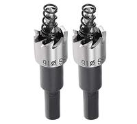 sourcingmap 2 Pcs 16mm High Speed Steel HSS Drill Bit Hole Saw Cutter for Metal Alloy Wood