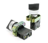 sourcingmap 2 PCS 2 Position 2 Terminals NO SPST Rotary Selector Switch Latching 10A 600V