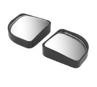 sourcingmap 2 Pcs Car Black Wide Angle Rear View Blind Spot Mirror 2inch