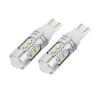 Sourcingmap 2 Pcs DC12V Cambus LED Wedge Car Side Parking Tail Light White 10W