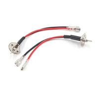 sourcingmap 2 Pcs H1 2-Wire Car Headlight Wiring Harness Cable Socket Connector