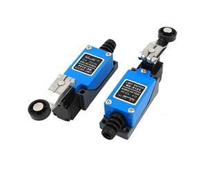 sourcingmap 2 Pcs ME-8104 Rotary Roller Arm Limit Switches AC 250V/5A DC 115V/0.4A for CNC Mill 3D printer Door Switch