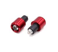 sourcingmap 2 Pcs Red Aluminium Alloy 7/8" 22mm Handlebar End Caps Bar Grips