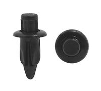 sourcingmap 20 Pcs Black 6mm Hole Rivet Fastener Push Pin Clip for Fender Bumper