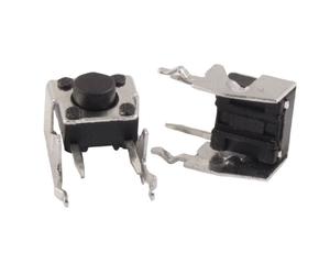 Sourcingmap 20 Pcs Momentary Right Angle Tactile Tact Push Button Switch 6 x 6mm x 5mm