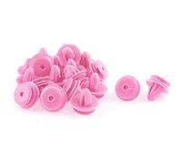 sourcingmap 20 Pcs Pink Plastic Car Clips Door Trim Panel Hood Rivet