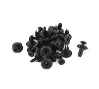 sourcingmap 20 Pcs Plastic Rivet Fastener Bumper Clips Retainer Push Clip 6mm