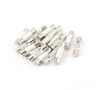 Sourcingmap 20 Pcs RO15 RT18 RT14 Ceramic Cylindrical Tube Fuse 10A 380V 10x38mm