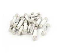 Sourcingmap 20 Pcs RO15 RT18 RT14 Ceramic Cylindrical Tube Fuse 16A 380V 10x38mm