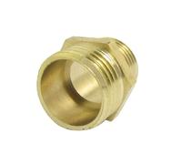 Sourcingmap 20 x 16mm Male Thread Reducer Brass Pipe Nipple Fitting