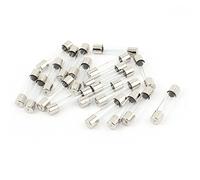 sourcingmap 20 x Fast Acting Low Breaking Capacity Glass Tube Fuse 6x30mm 8A 250V