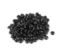 Sourcingmap 200pcs 3mm x 8mm Black Rubber Wiring Grommets Ring Cable Protector