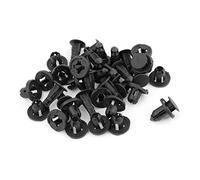 sourcingmap 20PCS 20mm Long Plastic Rivets Fender Clips 8mm Hole Dia for Car