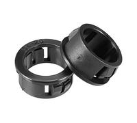 Sourcingmap 20pcs 20mm Mounted Dia Cable Hose Snap Bushing Grommet Protector Black