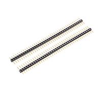 Sourcingmap 20Pcs 2mm Pitch 40P Single Row Straight Connector Pin Header Strip for Prototype Shield