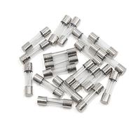 sourcingmap 20Pcs 5 x 20mm 15A Car Vehicle Fast Blow Type Glass Tube Fuse