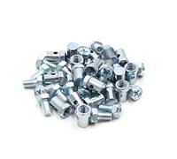 sourcingmap 20pcs 7mm Bucket Scooter Brake Cable Wire Solderless Nipple Screws