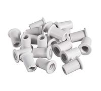 sourcingmap 20Pcs 7mm Inner Dia PVC Strain Relief Cord Boot Protector Cable Sleeve Hose White