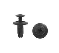 sourcingmap 20PCS Black Car Trim Door Panel Retainer Clips Rivet Fastener 6mm