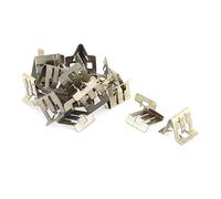 sourcingmap 20Pcs Bronze Tone Car Dash Dashboard Trim Metal Fastener Retainer