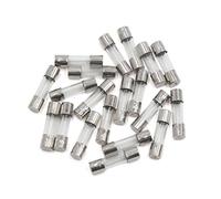 sourcingmap 20Pcs Cylinder Shaped 5 x 20mm 5A Fast Blow Type Car Glass Tube Fuse