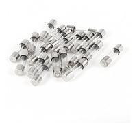 sourcingmap 20pcs Fast Blow Glass Tube Fuse 20A 250V 5mm x 20mm