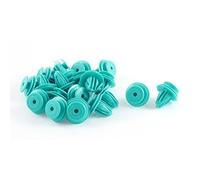 sourcingmap 20pcs Green Car Door Bumper Rivets for 8mm Hole