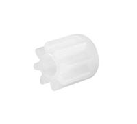 sourcingmap 20pcs Plastic Gears White 8 Teeth Model 082A Reduction Gear Plastic Worm Gears for RC Car Robot Motor